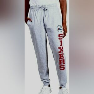 NBA Philadelphia 76ers Cotton Blend Joggers Sz XL